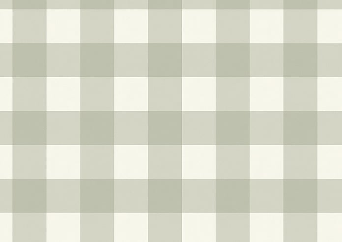 Gingham, Bud Green - Twist&Fit Roman Blind - Image 8